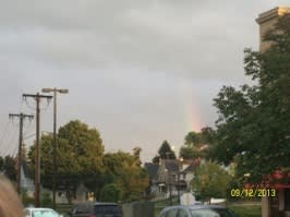 photo of Rainbow Cross in sky