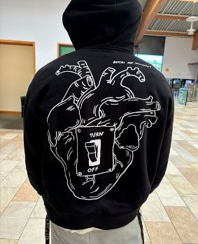 hoodie photo by author