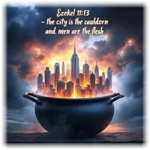 title image of NYC in a cauldron on fire