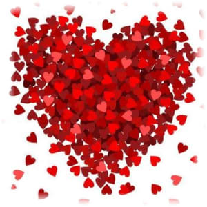 Royalty Free Image of hearts supplied by author