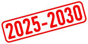 2025-2030 year graphic
