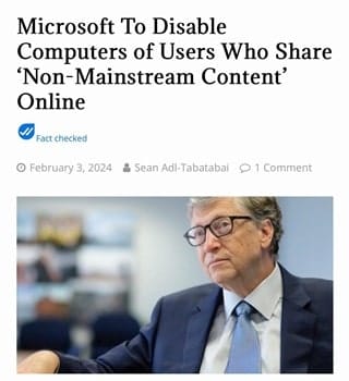 New headline Screen capture by author