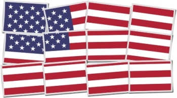 US flag graphic