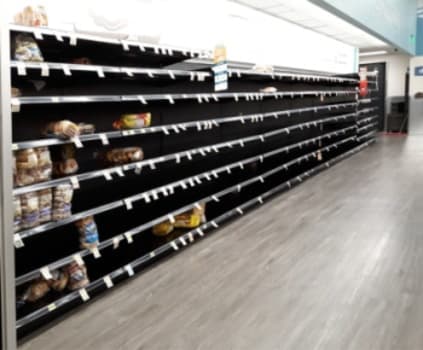 Empty bread shelves image http://protophoto.com/picture.html?pic=19489