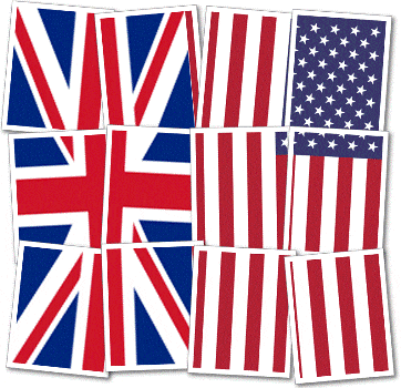 combined UK & US flags