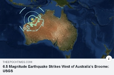 Australia quake