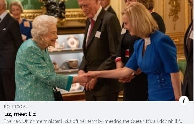 Politico News; headline