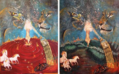 dream image painting by author