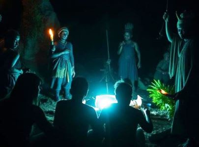 image of pagan worship Jamaica - image from author