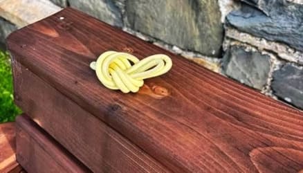 Witchcraft knot on seat