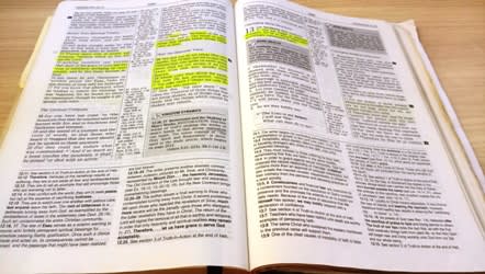 open bible image