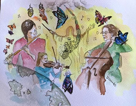 Painting by Yvonne Coombs