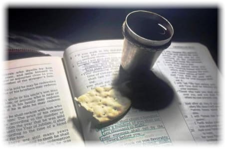 Communion Emblems and Bible image by author Veronika West