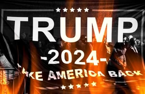 Trump Election Sign image supplied by author