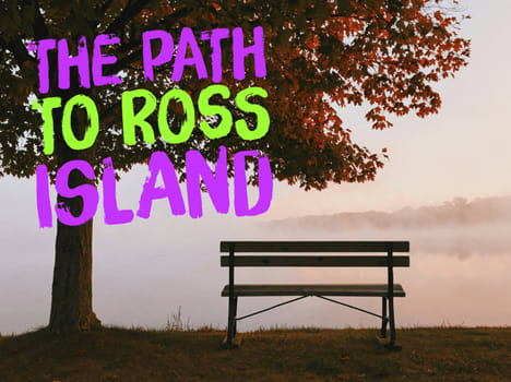 title image by author or text with a tree and bench