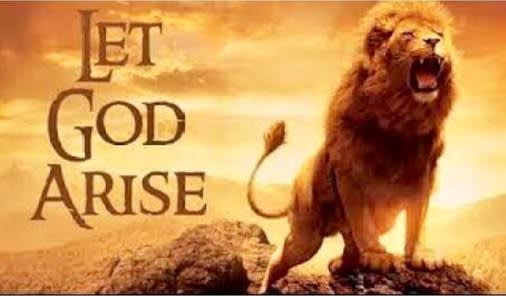 lion image with text