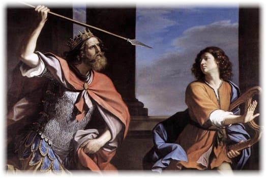 Painting of Saul and David