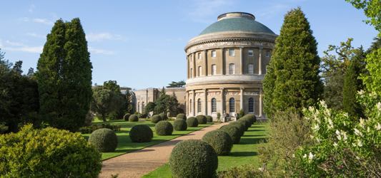 south front ickworth house from the vside