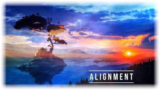 Title graphic supplied by author of sunset with tree and text