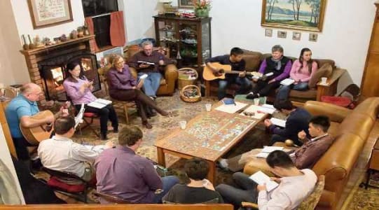 image of a house church meeting from ASR Martins Ministries
