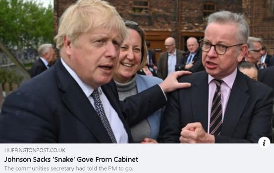 Huffington Post new hewadling screen capture