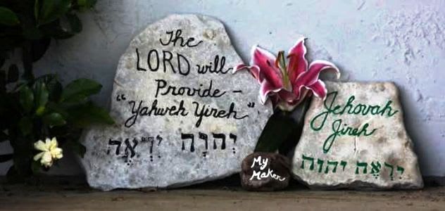 scriptures written on rocks - image by author