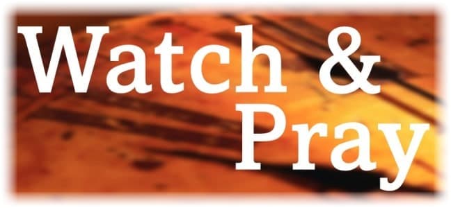 Watch & Pray graphic image by HKP