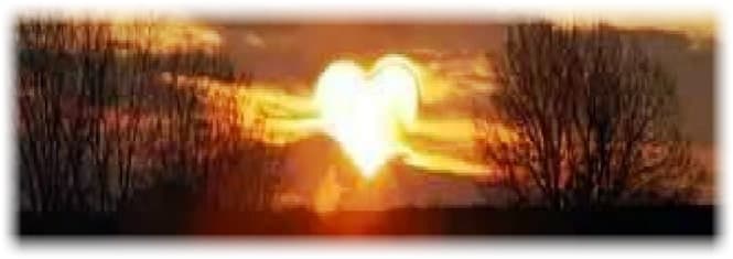 Sunset cloud heart image supplied by Sandi Holman