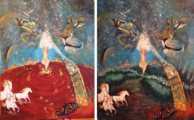 UK - Passover to Crossover painting