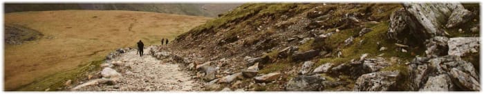 path in mountains
