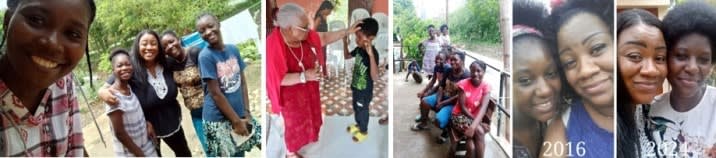 photos of visit by author