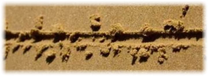 line in sand image