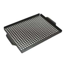 Grill Topper BBQ Grilling Pans (Set of 2), Non-Stick Barbecue Trays