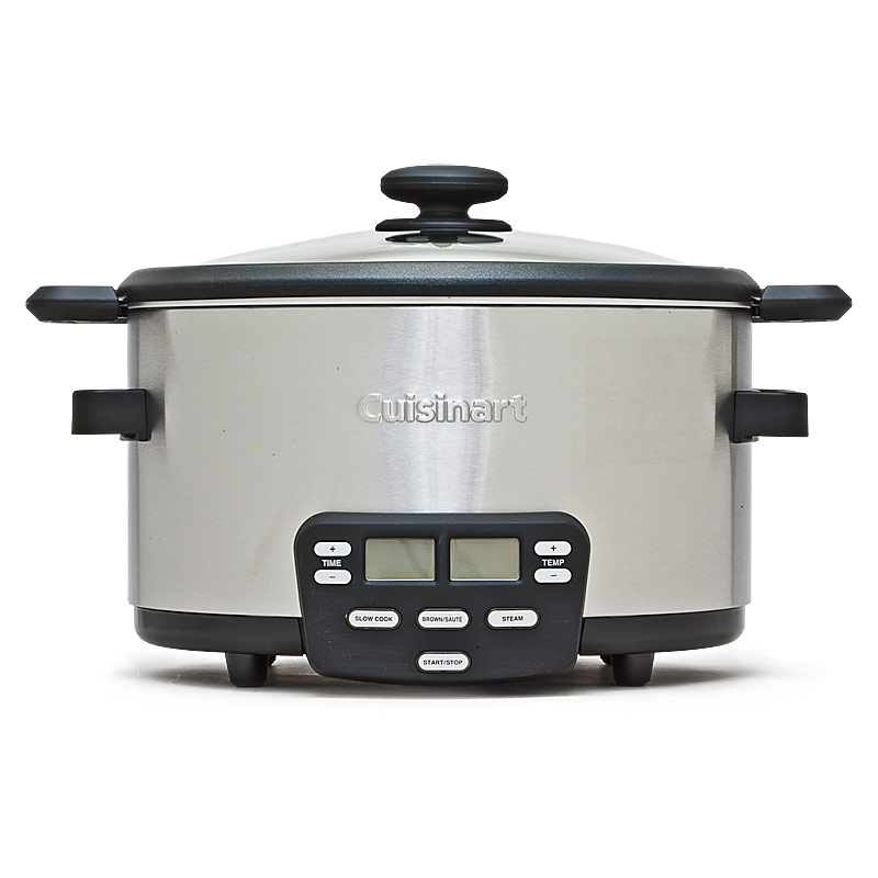 Crock-Pot 4 Quart Travel Proof Cook and Carry Programmable Slow Cooker -  Silver