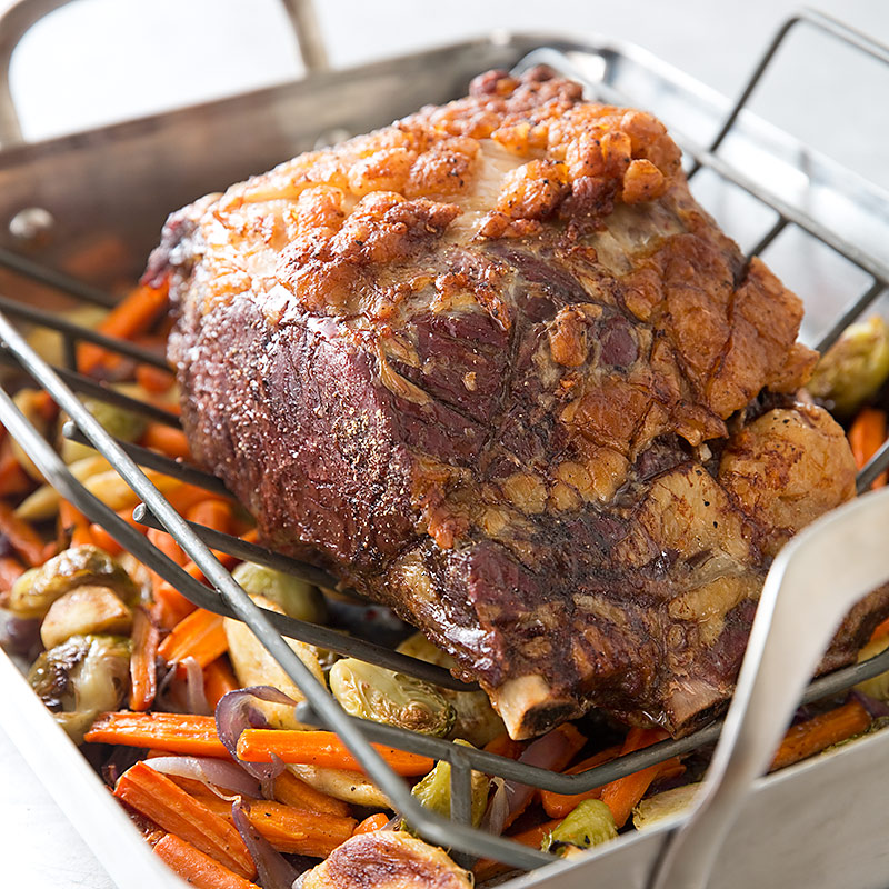 One-Pan Prime Rib and Roasted Vegetables