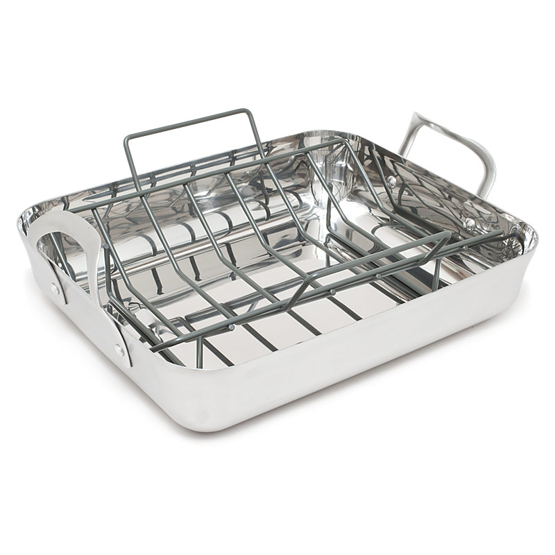 PL - ROASTING PAN - Multi-Baker/Roaster with Wire Rack - American