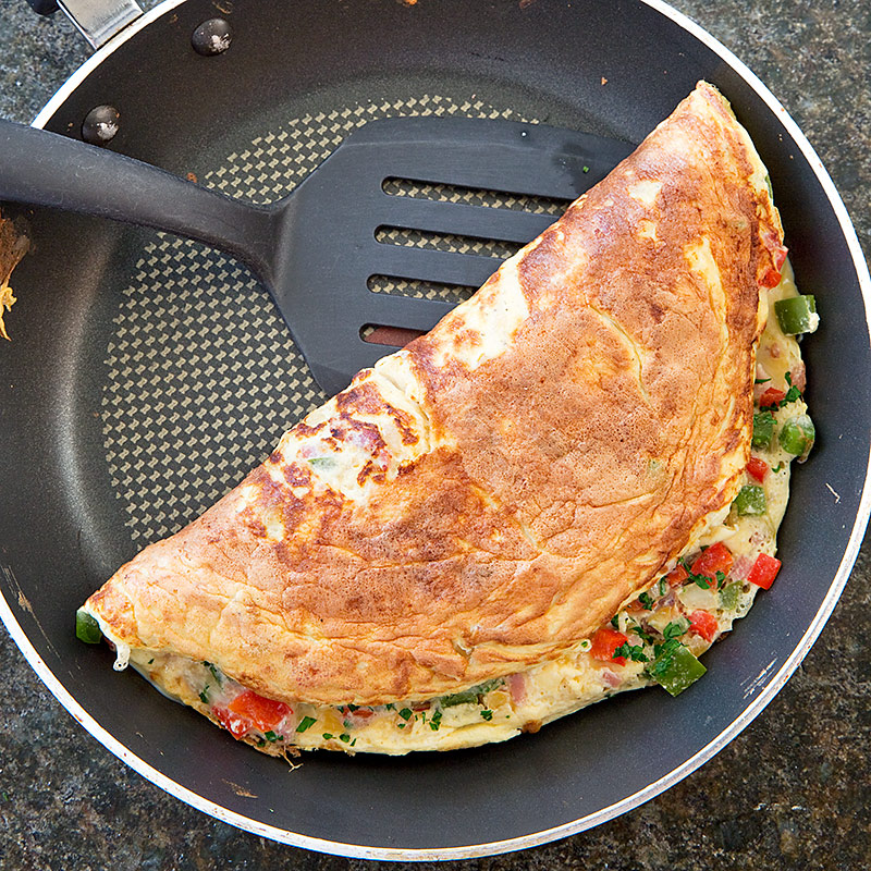 Preheat Your Omelet Pan Slowly