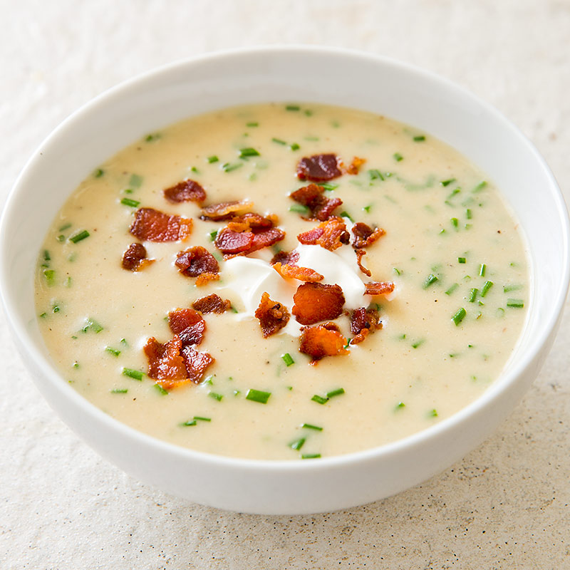 Creamy Slow Cooker Loaded Potato Soup • The Candid Cooks