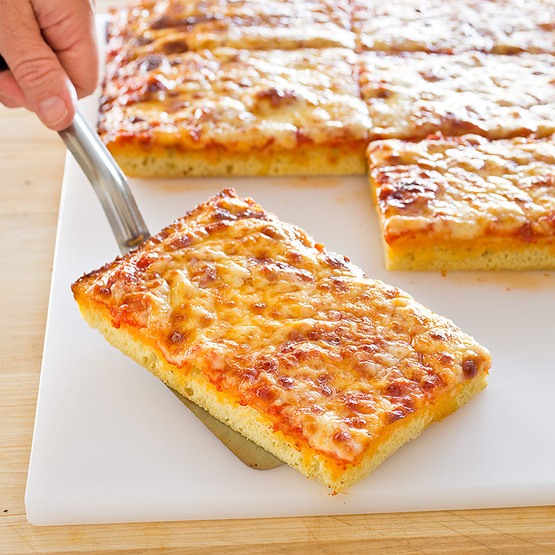 Homemade Sicilian-Style Pizza