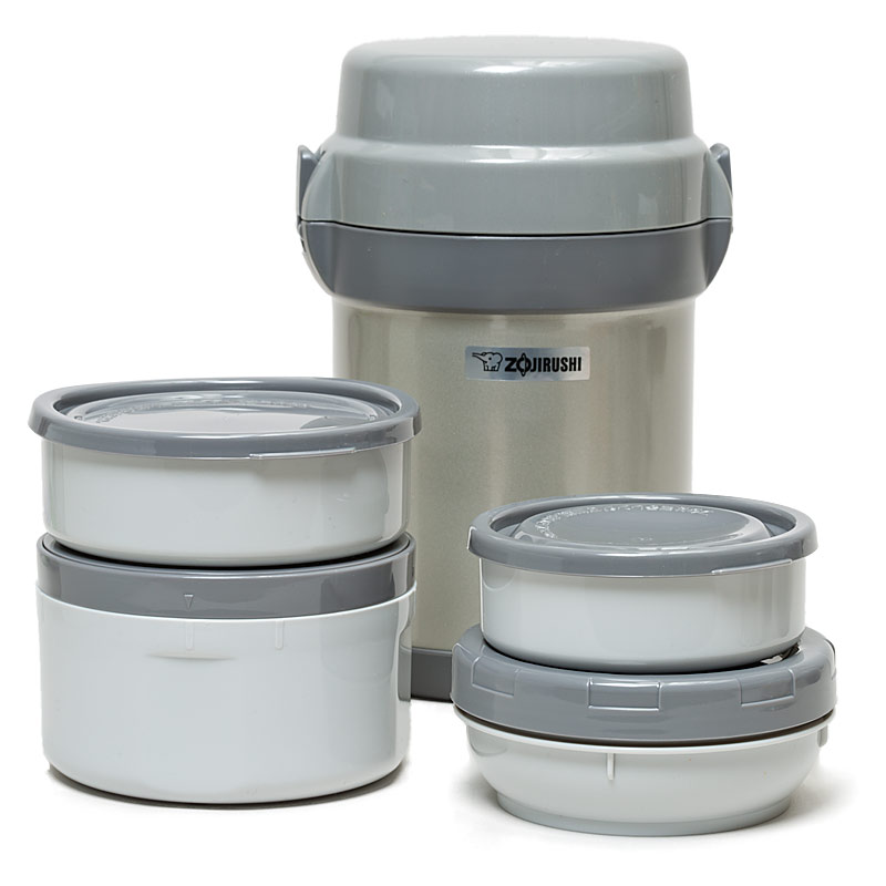 Thermos Stainless Steel Compact Food Jar, 10 oz., Stainless Steel/Black  2330TRI6