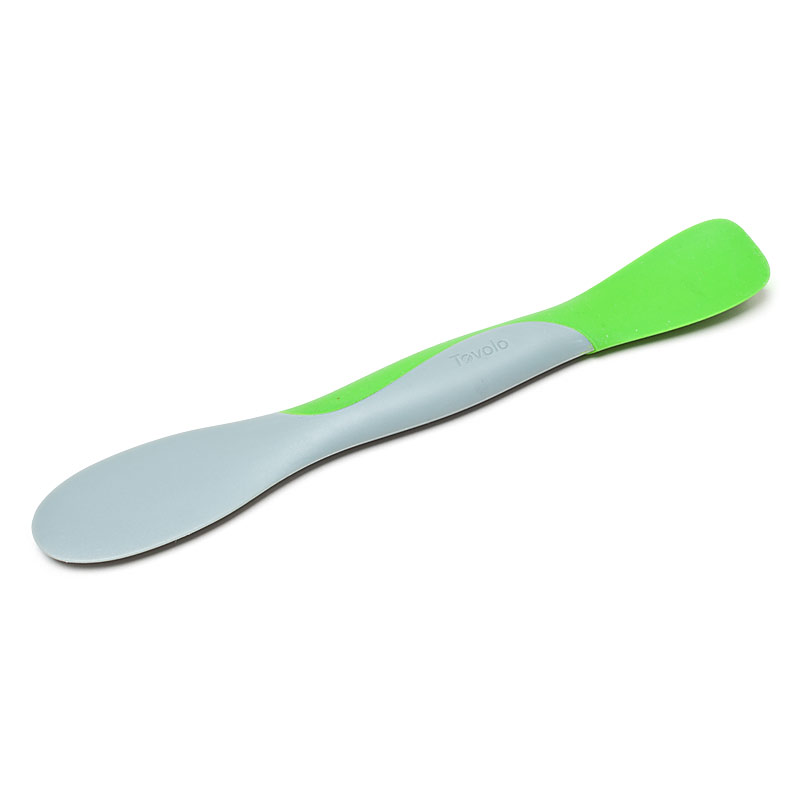 4 Silicone Slim Spatula Jar Scraper 2in1 Spoon 10 Heat Resist Cake Mi —  AllTopBargains