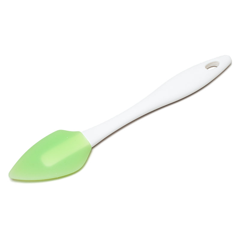 Flexible Dual-Sided Silicone Spatula, Green