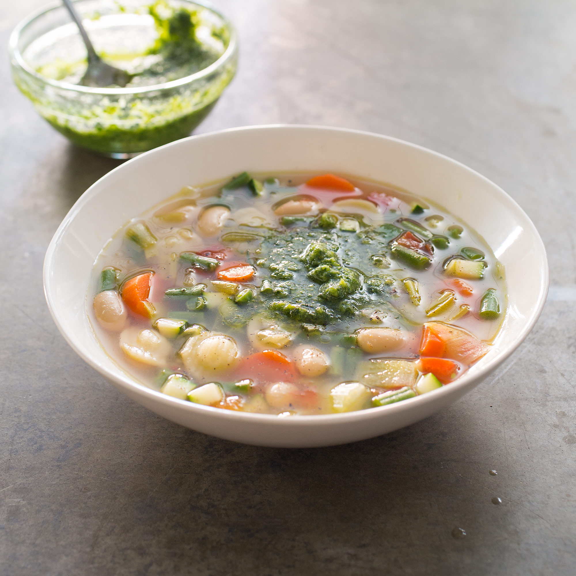 Provençal Summer Vegetable Soup - Kitschen Cat