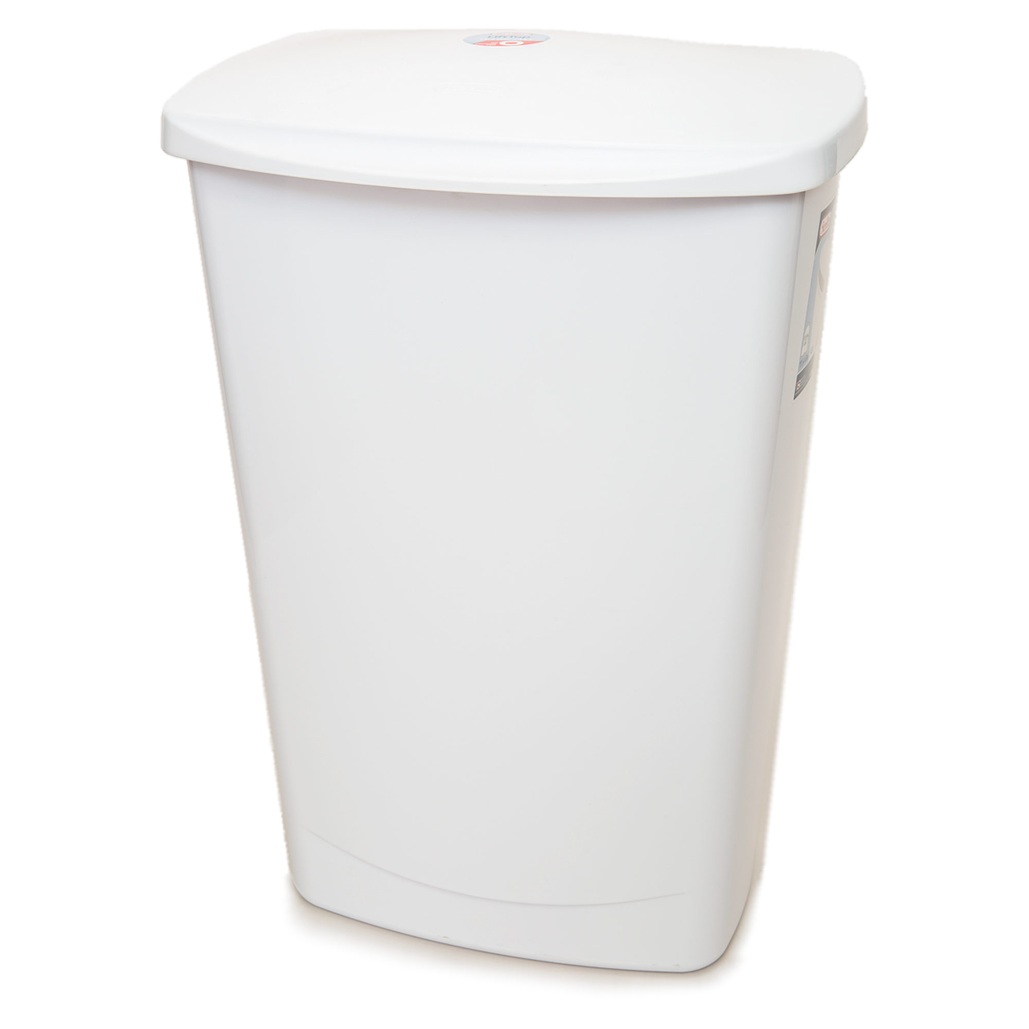 Sterilite 13 Gal Kitchen Trash Can Plastic SwingTop Garbage Wastebasket  With Lid