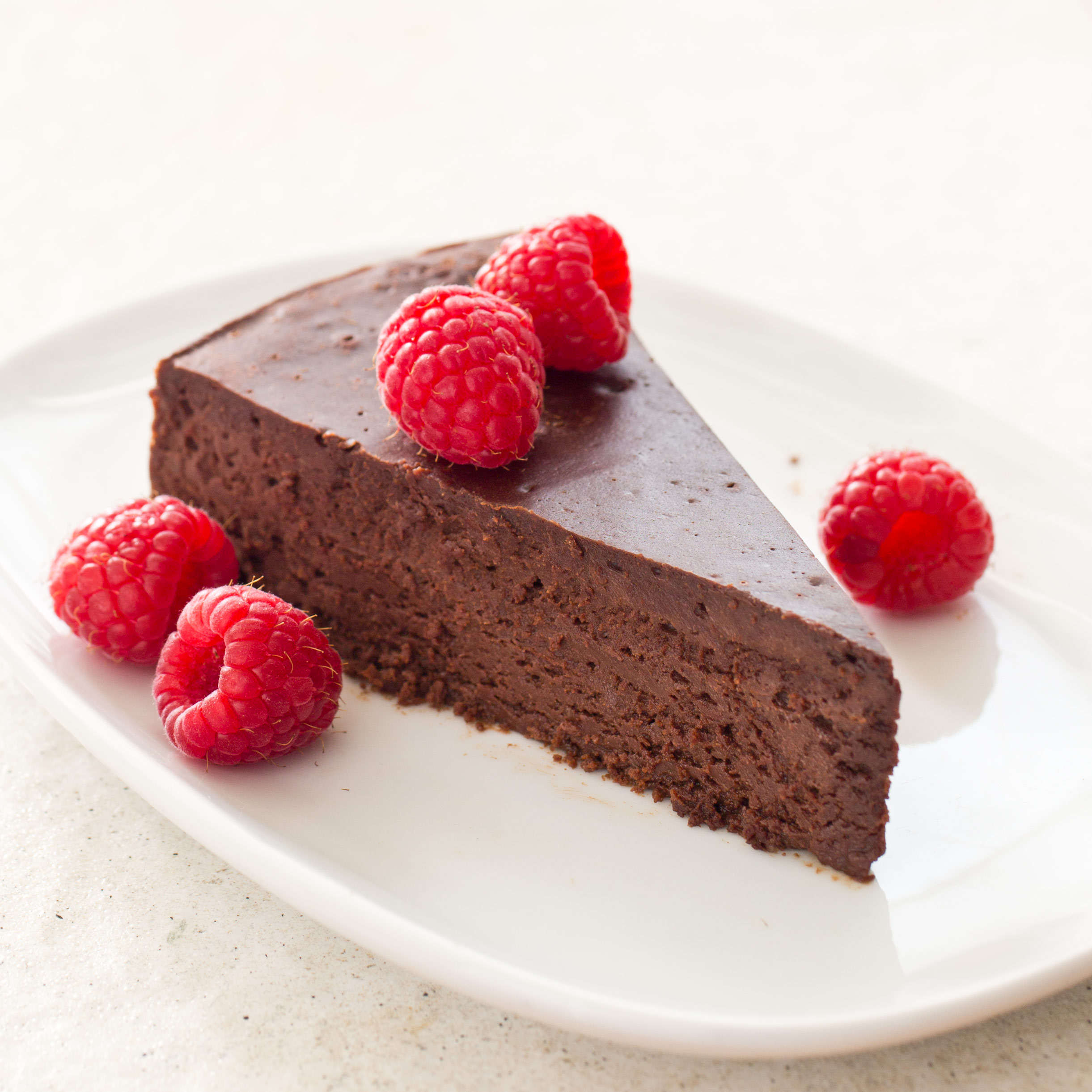 Simple Chocolate Cake with Chickpea Flour - Half Cup Habit