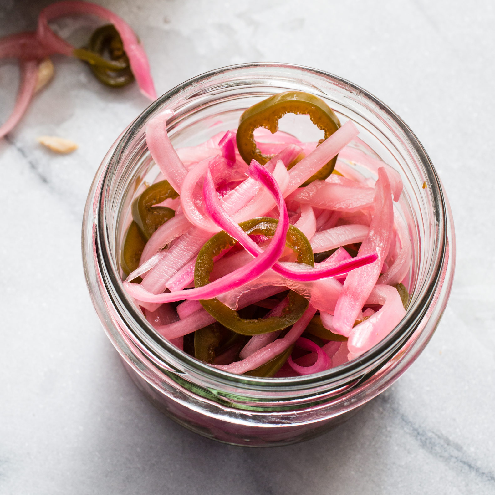 Hibiscus Pickled Red Onions - Sweet Life