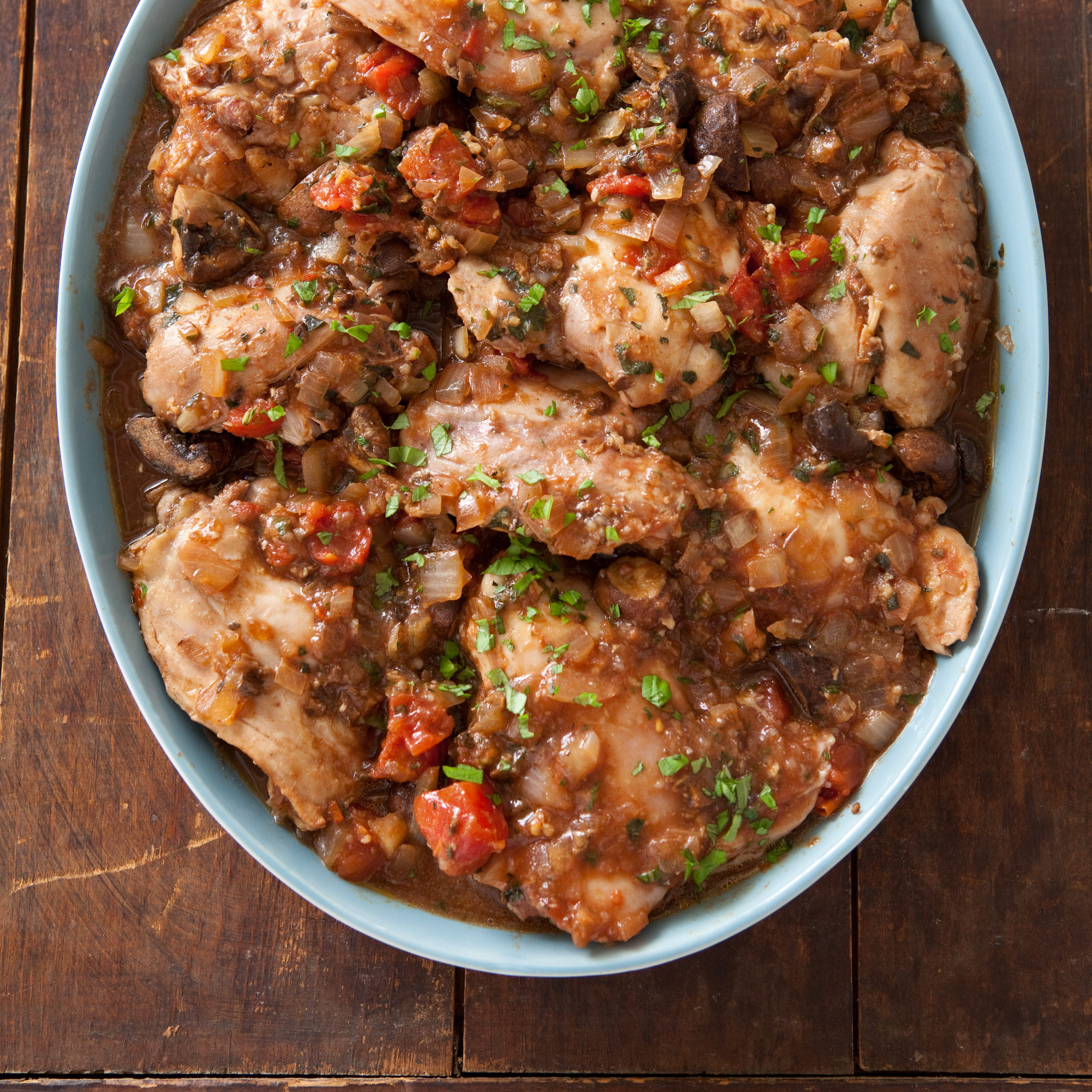 Slow Cooker Chicken Cacciatore America S Test Kitchen