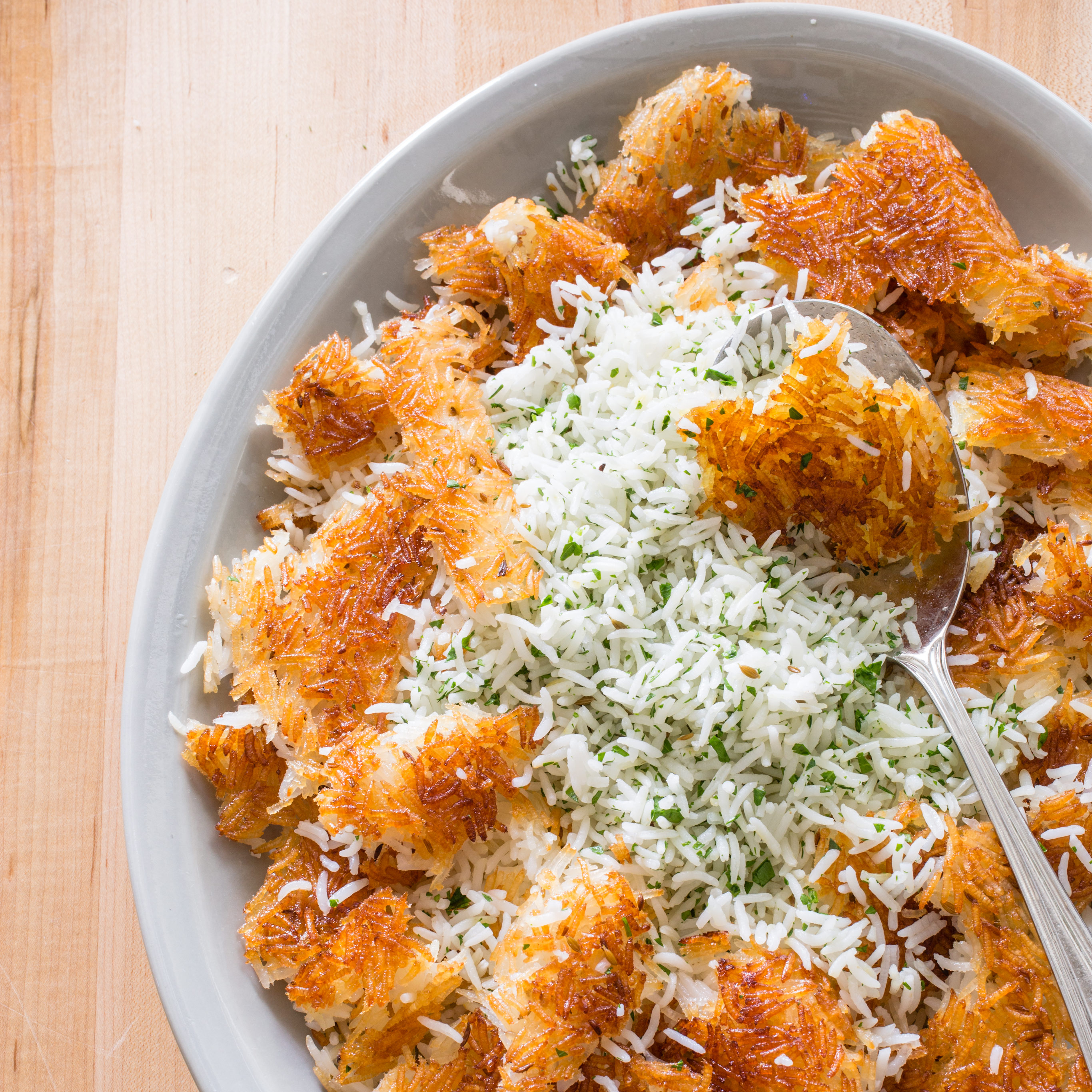 Polo Ba Tahdig (Persian Rice With Bread Crust) Recipe - NYT Cooking