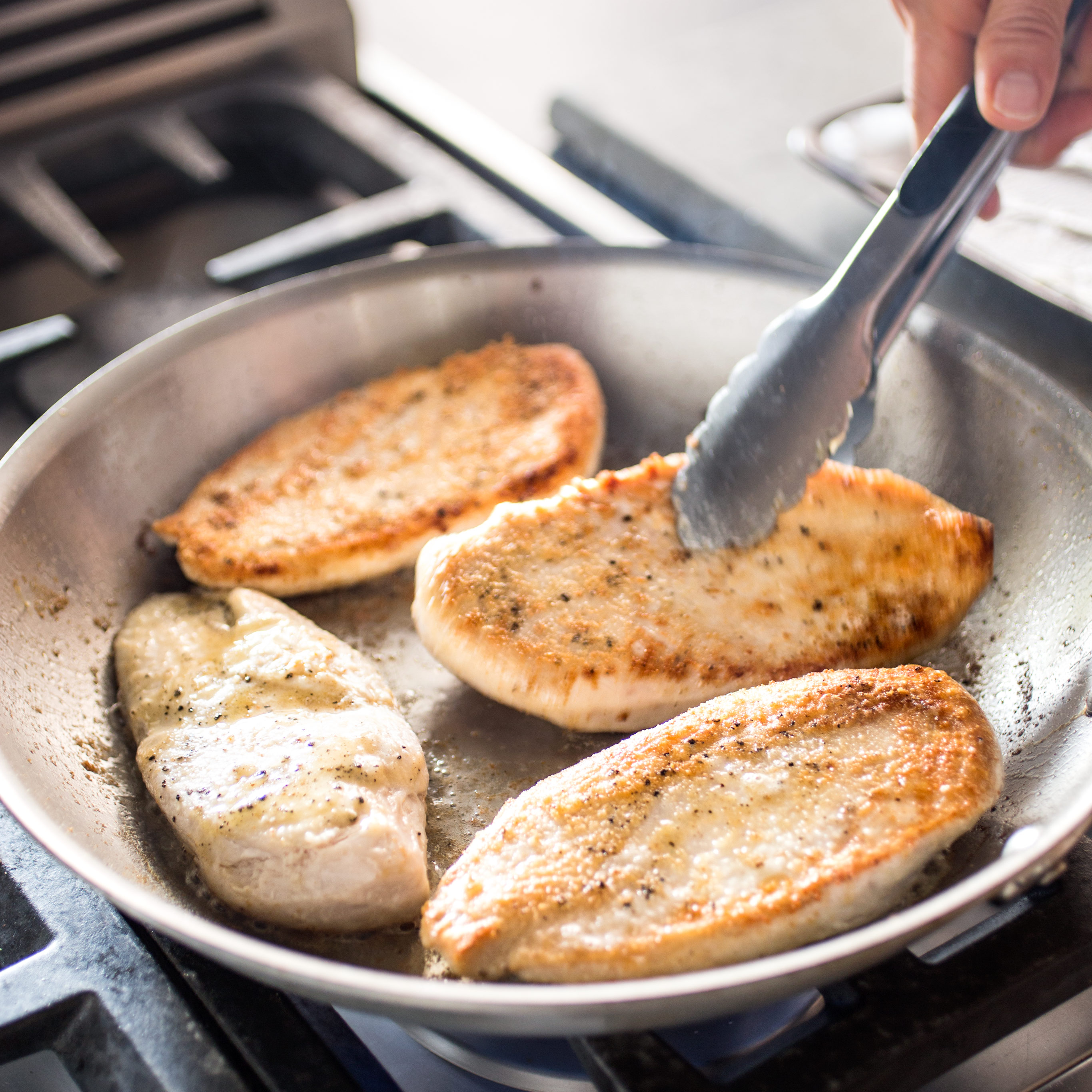 How to Pan Sear Chicken Breasts - Brazilian Kitchen Abroad