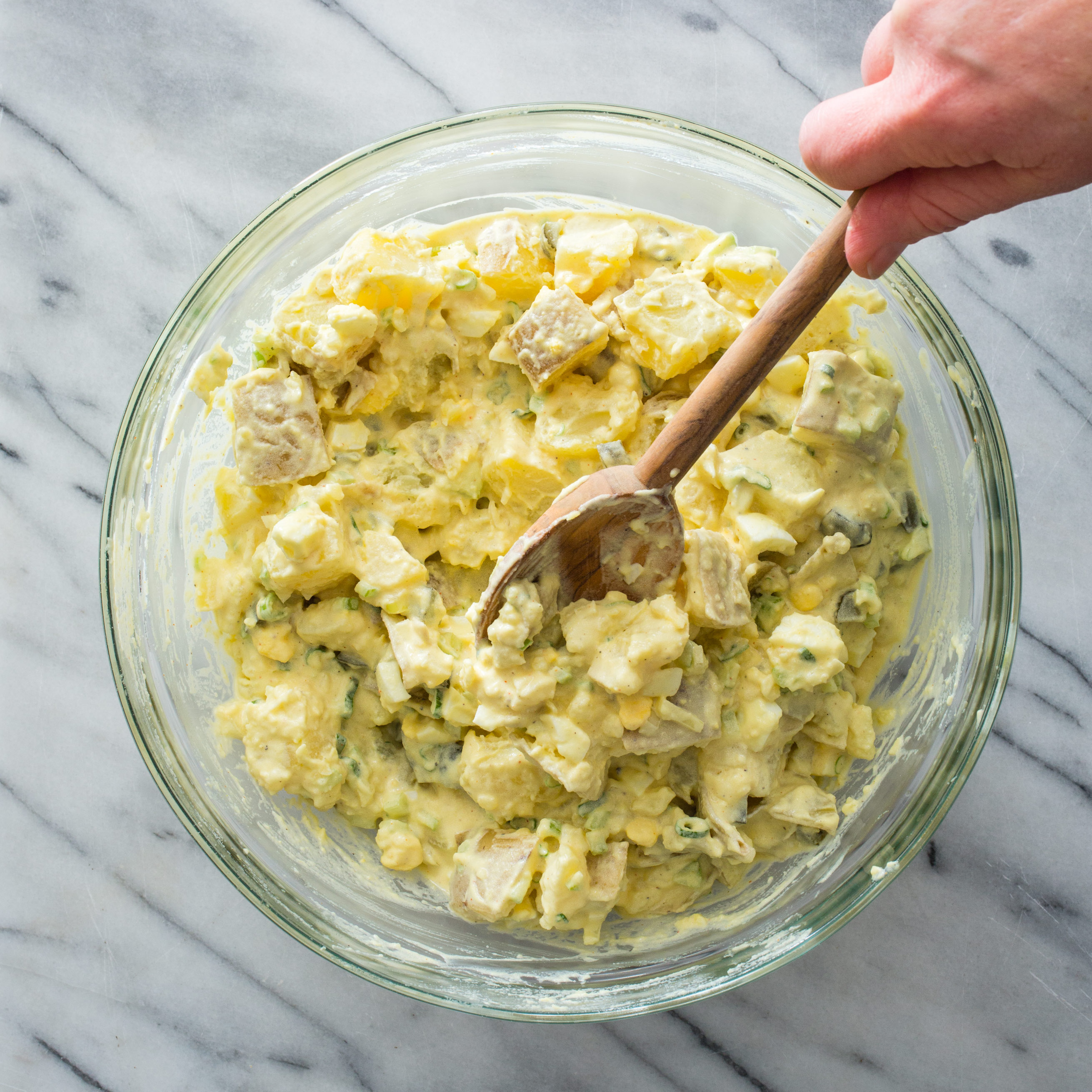 Smashed Potato Salad